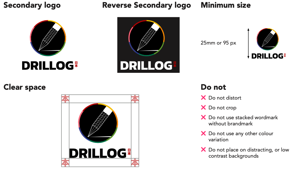 Guideline secondary logo