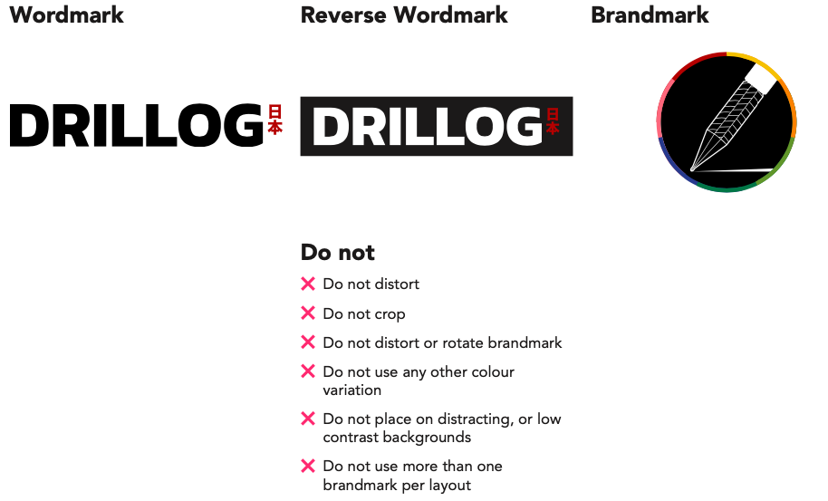 Guideline wordmark and brandmark