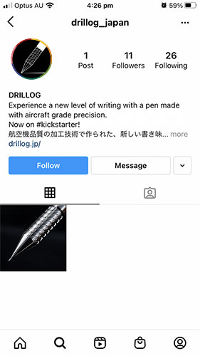 New logo Drillog on Instagram